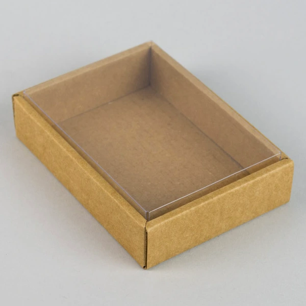 custom-printed-clear-lid-boxes-with-kraft-base (1) Clear Lid boxes with Kraft Base