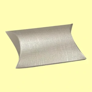 Custom Silver Pillow Boxes