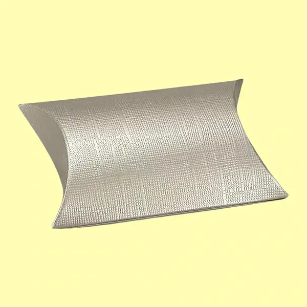 custom-silver-pillow-packaging-1 Custom Silver Pillow Boxes