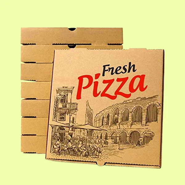 kraft-pizza-boxes-wholesale Custom Kraft Pizza Boxes